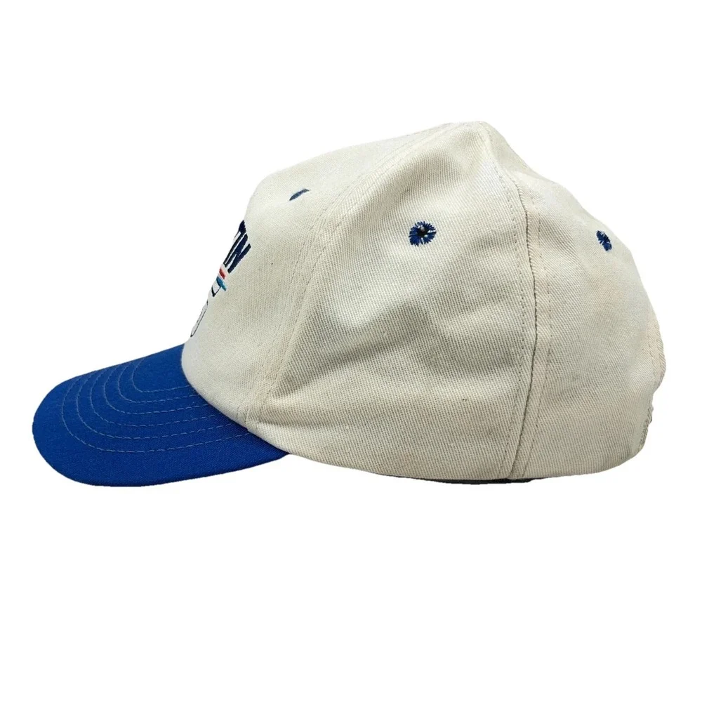 Vintage‎ Mark Martin Snapback Hat Cap Nascar Racing Tee 90s Y2K Blue White USA